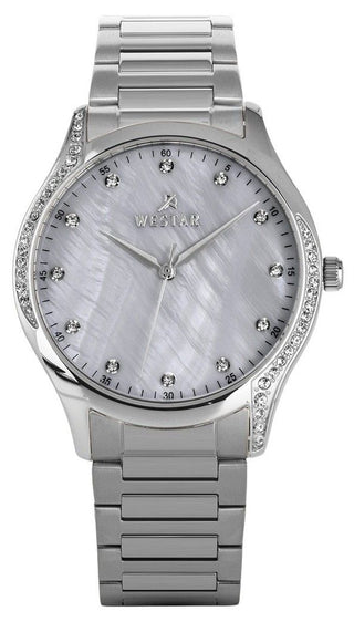 Front view of Westar 00127STN111 Womens Watch on white background