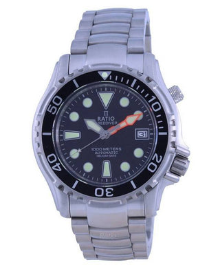 Front view of Ratio 1066KE26-33VA-BLK Mens Watch on white background