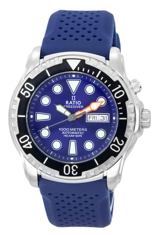 Front view of Ratio 1068HA90-34VA-BLU Mens Watch on white background