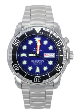 Front view of Ratio 1068HA96-34VA-BLU Mens Watch on white background