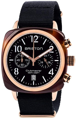 Front view of Briston 14140-PRA-T-6-NB Watch on white background