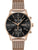 Hugo Boss Chronograph 1513806 Black Dial Rose Gold Stainless Steel Unisex Watch