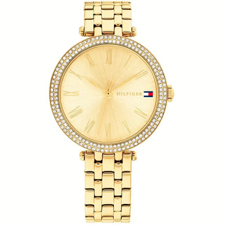 Front view of Tommy Hilfiger Juliette 1692166 Watch on white background