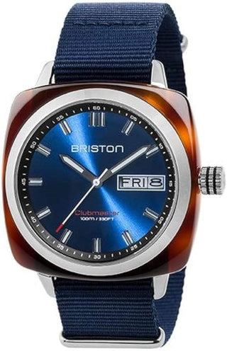 Front view of Briston 17342-SA-TS-9-NNB Watch on white background