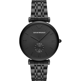 Front view of Emporio Armani Gianni AR11299 Mens Watch on white background