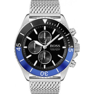 Front view of Hugo Boss 1513742 Watch on white background