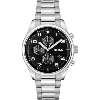 Front view of Hugo Boss 1514008 Watch on white background