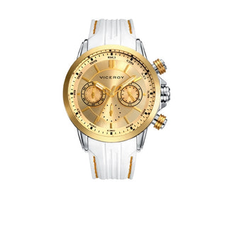 Front view of Viceroy Chronograph 47824-27 Watch on white background