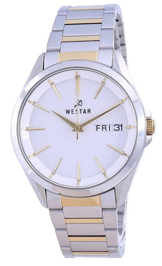 Front view of Westar 50212CBN101 Mens Watch on white background