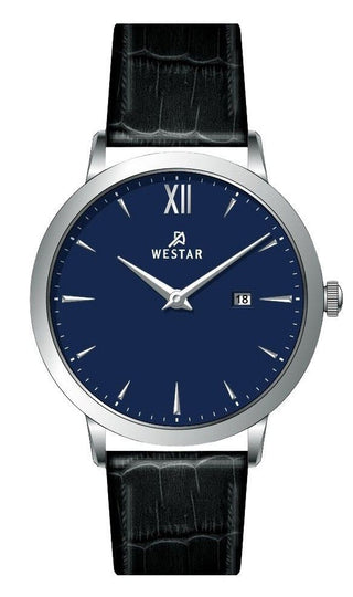 Front view of Westar 50214STN104 Mens Watch on white background