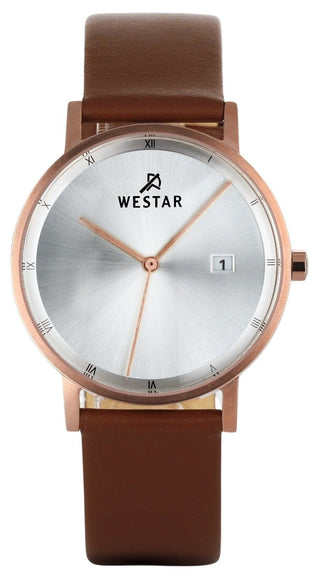 Front view of Westar 50221PPN627 Mens Watch on white background