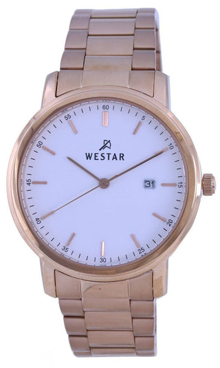 Front view of Westar 50243PPN601 Mens Watch on white background