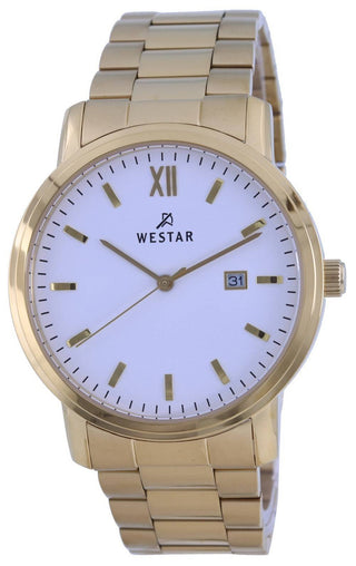 Front view of Westar 50245GPN101 Mens Watch on white background