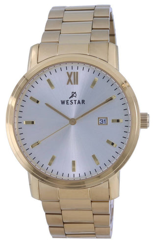 Front view of Westar 50245GPN102 Mens Watch on white background