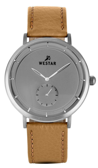 Front view of Westar 50246STN186 Mens Watch on white background