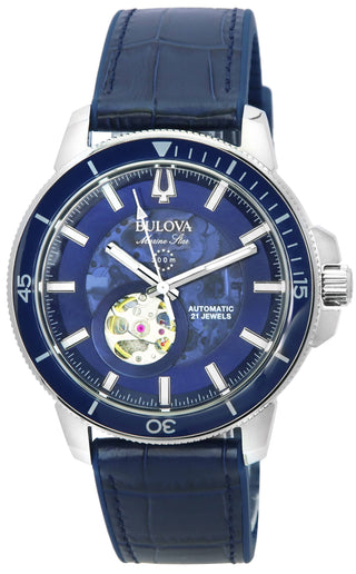 Front view of Bulova 96A291 Mens Watch on white background