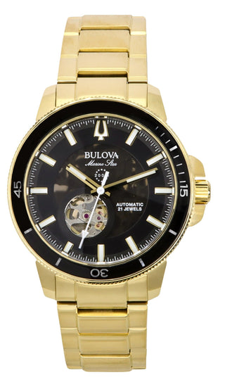 Front view of Bulova 97A174 Mens Watch on white background