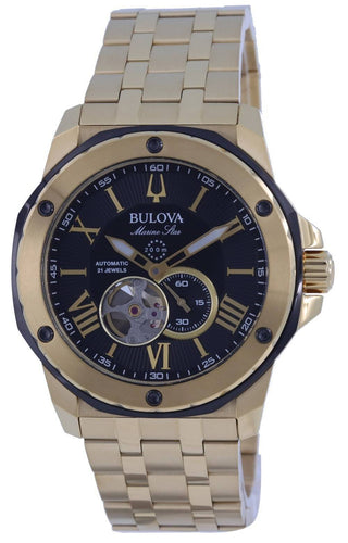 Front view of Bulova 98A273 Mens Watch on white background