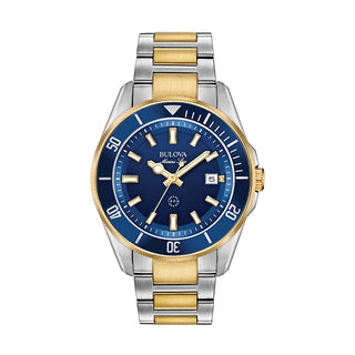 Front view of Bulova Marine Star Sport 98B334 Mens Watch on white background