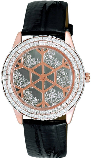 Front view of Adee Kaye AK2115-LRG.-.NS Womens Watch on white background