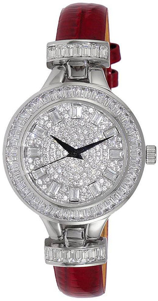 Front view of Adee Kaye AK2522-L.-.NS Womens Watch on white background