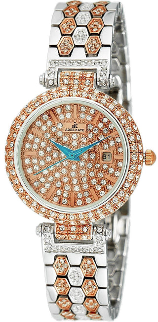 Front view of Adee Kaye AK2526-L2R.-.NS Womens Watch on white background