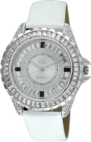 Front view of Adee Kaye AK2727-S.-.NS Womens Watch on white background