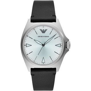 Front view of Emporio Armani Nicola AR11308 Mens Watch on white background