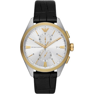 Front view of Emporio Armani Claudio AR11498 Mens Watch on white background