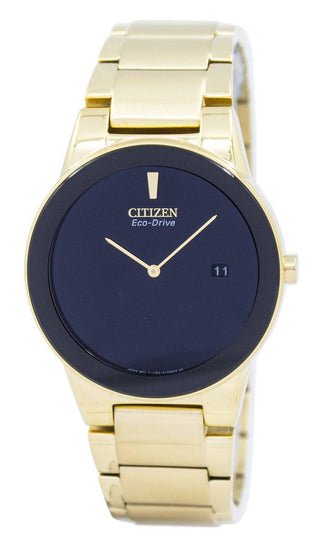 Front view of Citizen AU1062-56E Mens Watch on white background