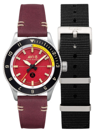 Front view of Avi-8 AV-4103-04 Mens Watch on white background