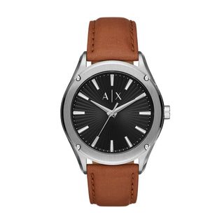 Front view of Armani Exchange Fitz AX2808 Mens Watch on white background