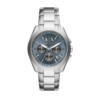 Front view of Armani Exchange Giacomo AX2850 Mens Watch on white background