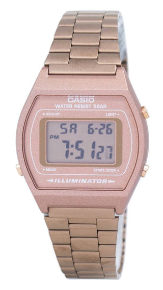 Front view of Casio B640WC-5ADF Mens Watch on white background