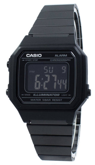 Front view of Casio B650WB-1B Unisex Watch on white background