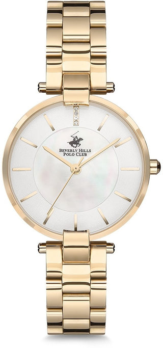 Front view of Beverly Hills Polo Club BBH2139-03 Watch on white background