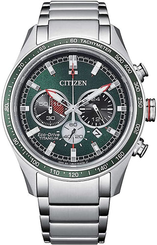 Front view of Citizen CA4497-86X Watch on white background