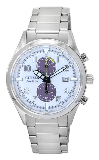 Front view of Citizen CA7028-81A Mens Watch on white background