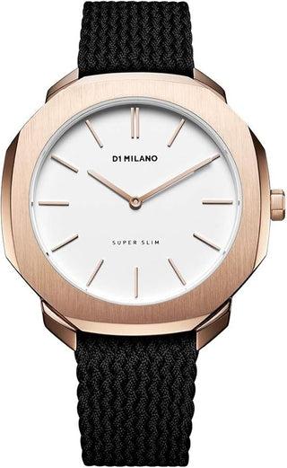 Front view of D1 Milano Super Slim D1-SSPL04 Womens Watch on white background