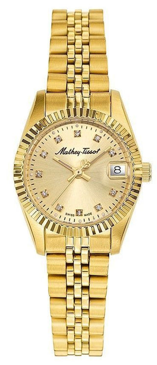 Front view of Mathey-Tissot D710PDI.-.MT Womens Watch on white background