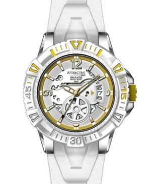 Front view of Q&Q Stilish Sport DA72J301Y Mens Watch on white background