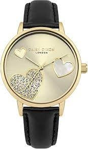 Front view of Daisy Dixon Hollie DD076BG Womens Watch on white background