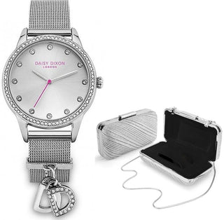 Front view of Daisy Dixon Lily #9 DD114SM Womens Watch on white background