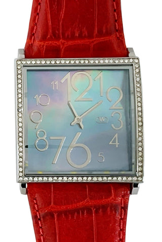 Front view of Wintex Milano Dodicisei DODICISEI_BRILL ROSSO Womens Watch on white background