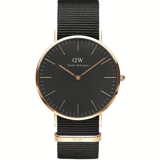 Front view of Daniel Wellington Cornwall DW00100148 Unisex Watch on white background