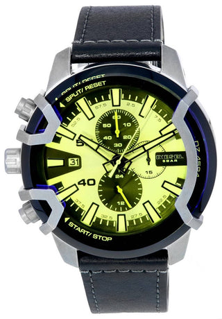 Front view of Diesel Griffed DZ4584 Mens Watch on white background