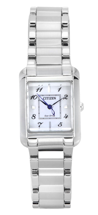 Front view of Citizen EW5600-87D Womens Watch on white background