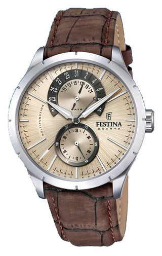 Front view of Festina F16573-9 Mens Watch on white background