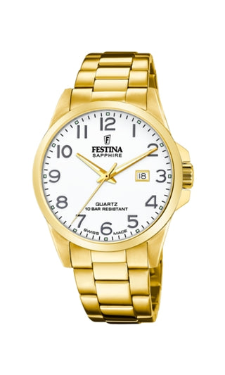 Front view of Festina F20044_1 Watch on white background