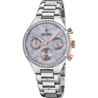 Front view of Festina F20401_3 Watch on white background